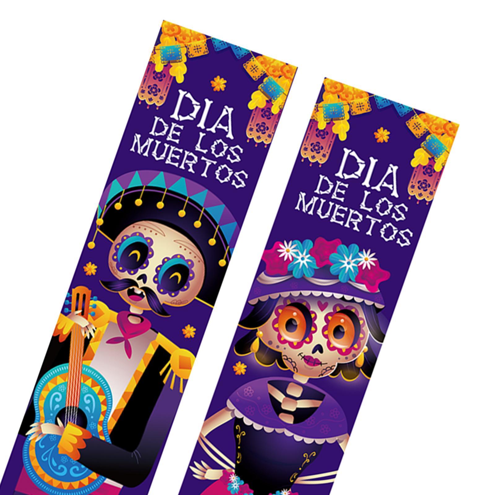 Halloween Banners Holiday Bunting Couplet Home Decor Hanging Sign Porch Sign