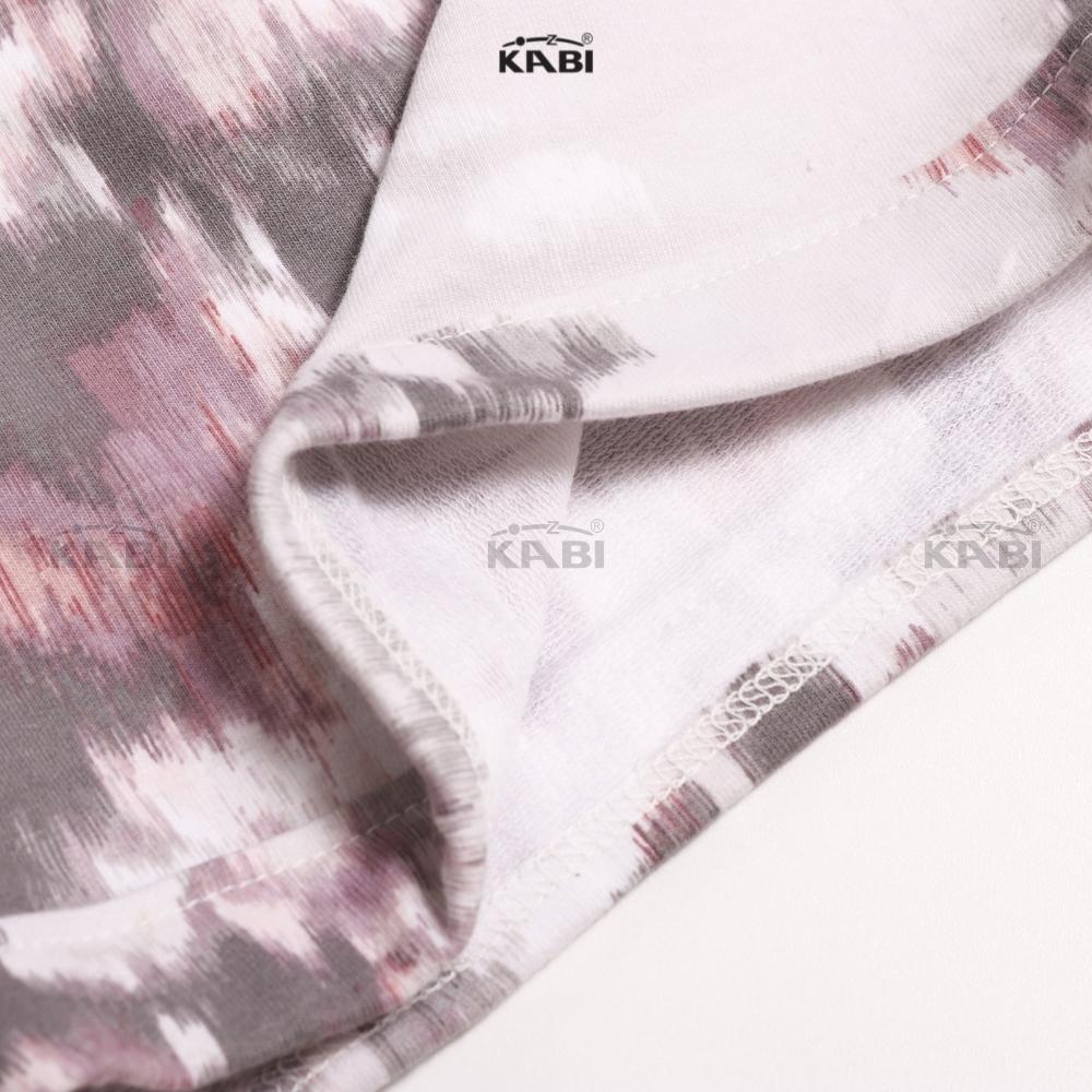 Quần đùi nữ KABI quần short thun cotton mặc nhà mặc ngủ hoa văn có túi thoáng mát dễ thương