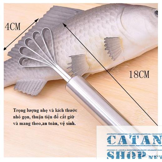 Dụng cụ đánh vảy cá siêu tiện dụng, Cây nạo dừa đa năng bằng thép không gỉ-GD475-DanhVayCa