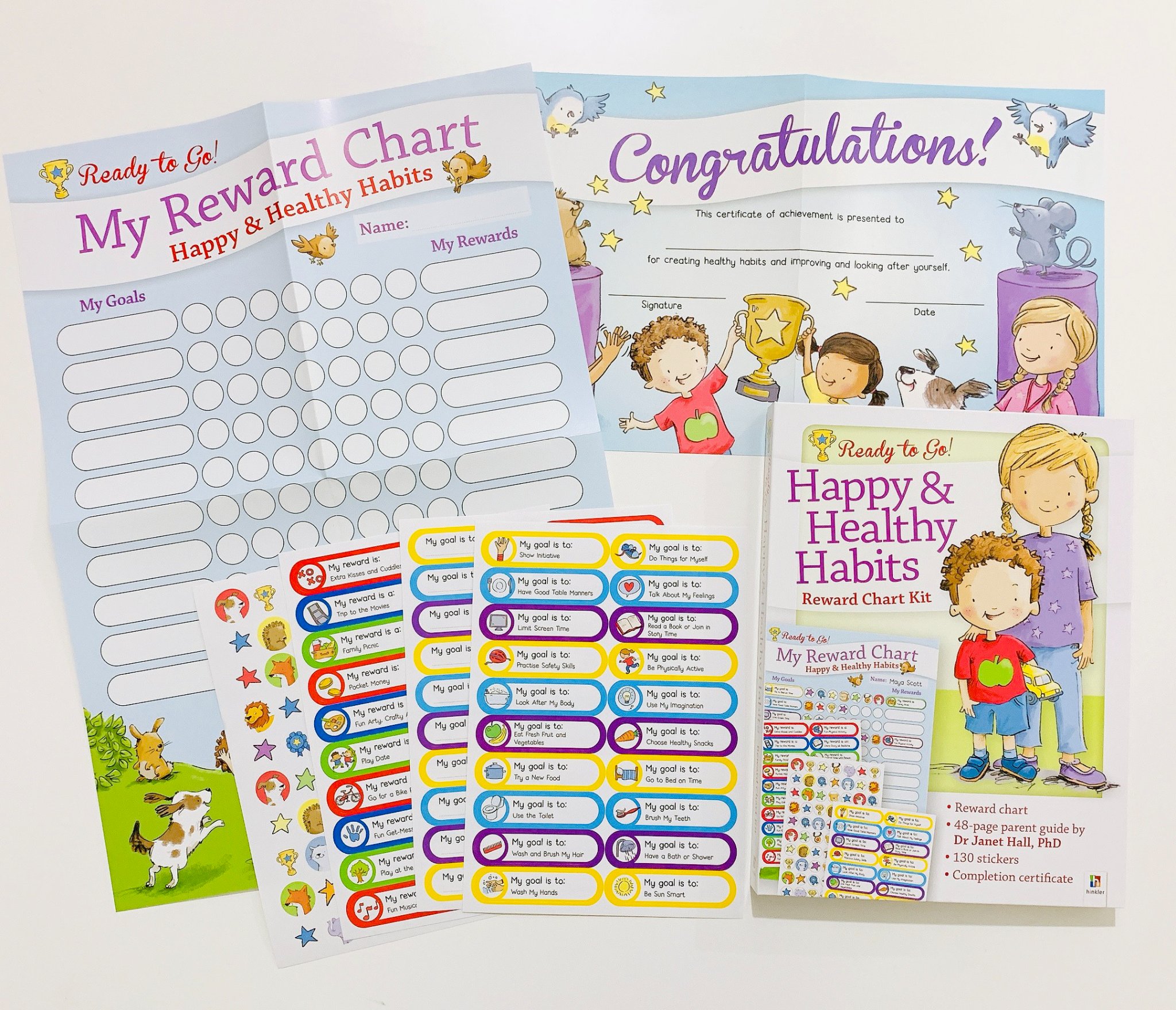 Ready to Go Reward Chart: Healthy & Happy Habits