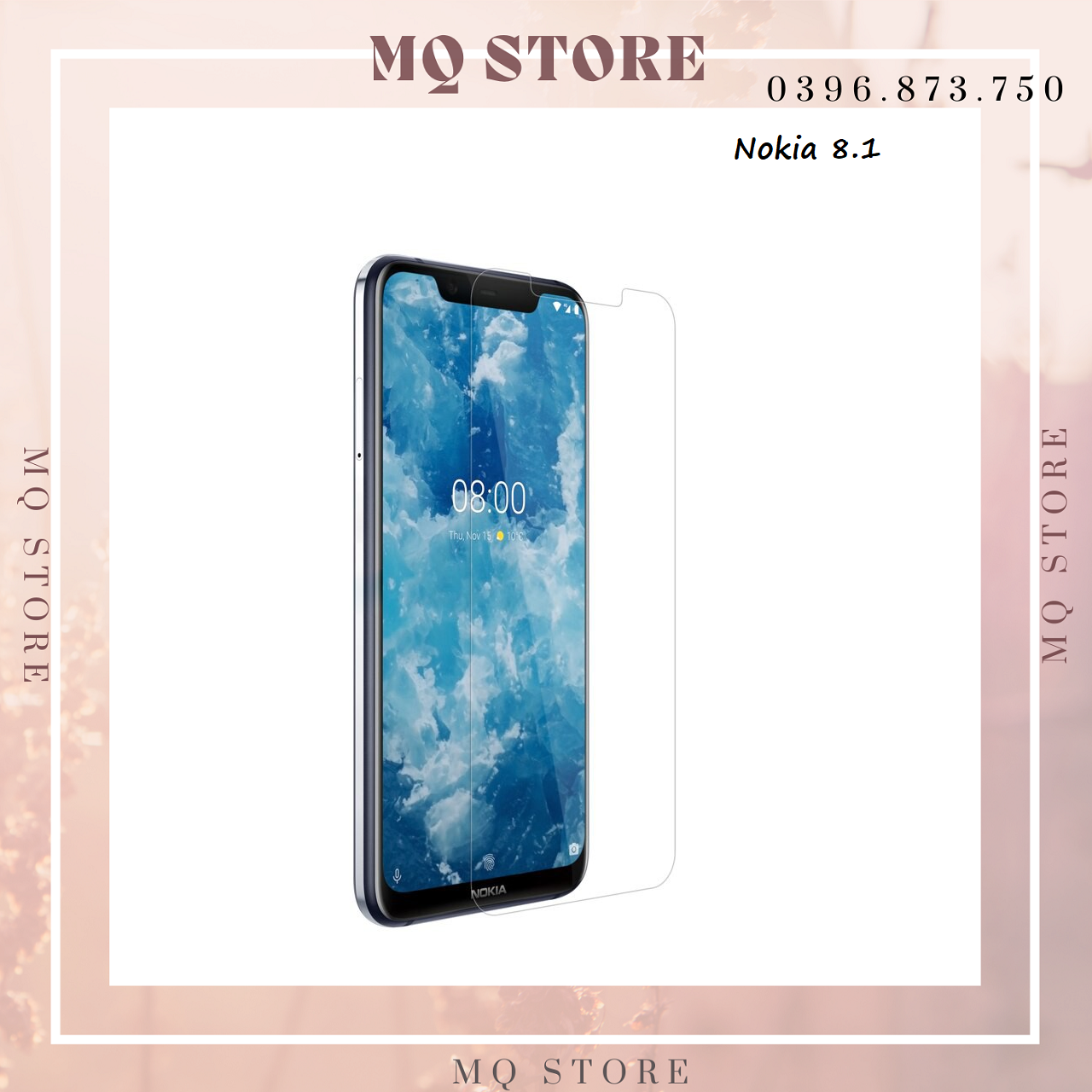 Miếng dán cường lực trong suốt dành cho Nokia 8.1