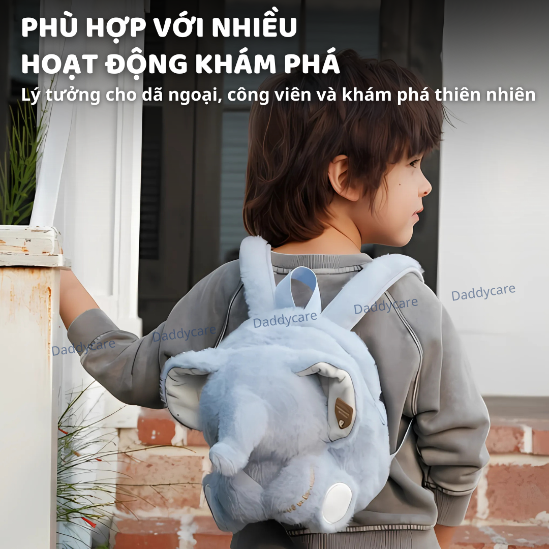 Balo gấu bông cho bé mầm non Zoyzoii B82 Kids Backpack, cặp cho bé mẫu giáo