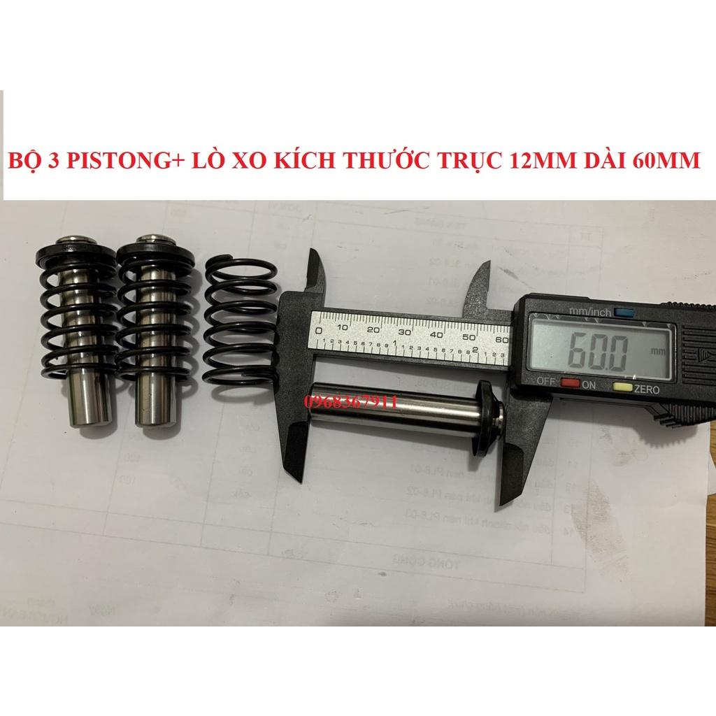 Bộ 3 pistong máy rửa xe mini gia đình, pít tông máy rửa xe trục 12mm