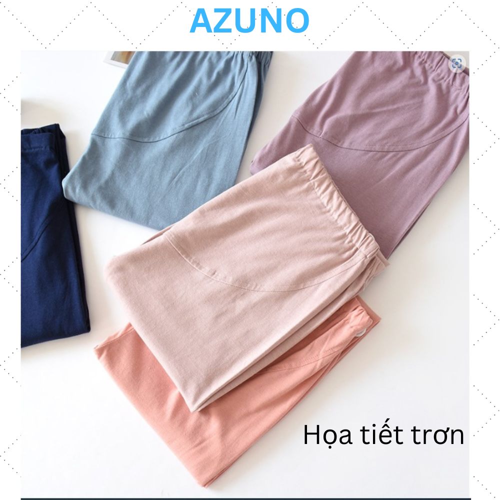 Quần Bầu Dài Ống Rông, Dáng Suông Mặc Nhà Mùa Hè Và Thu Đông Chất Liệu Cotton Co Giãn Có Chun Chỉnh Bụng Nhiều Họa Tiết