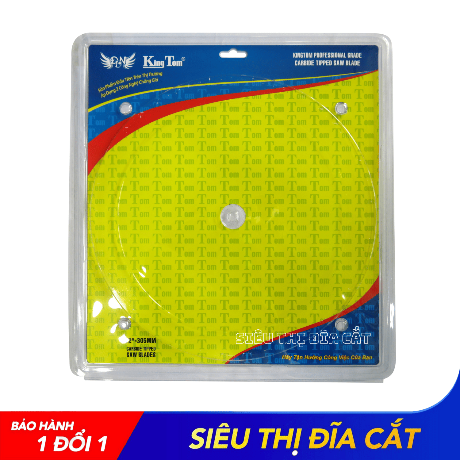 LƯỠI CƯA - LƯỠI CẮT GỖ 305-40 RĂNG KINGTOM VÀNG – CHẤT LƯỢNG VÔ ĐỊCH PHÂN KHÚC GIÁ RẺ!