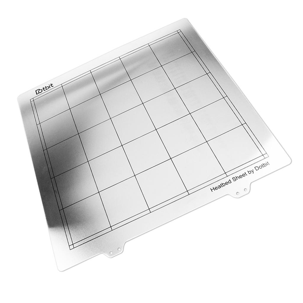 2x 300x300mm Spring Steel Sheet Heat Bed Platform for   Printer