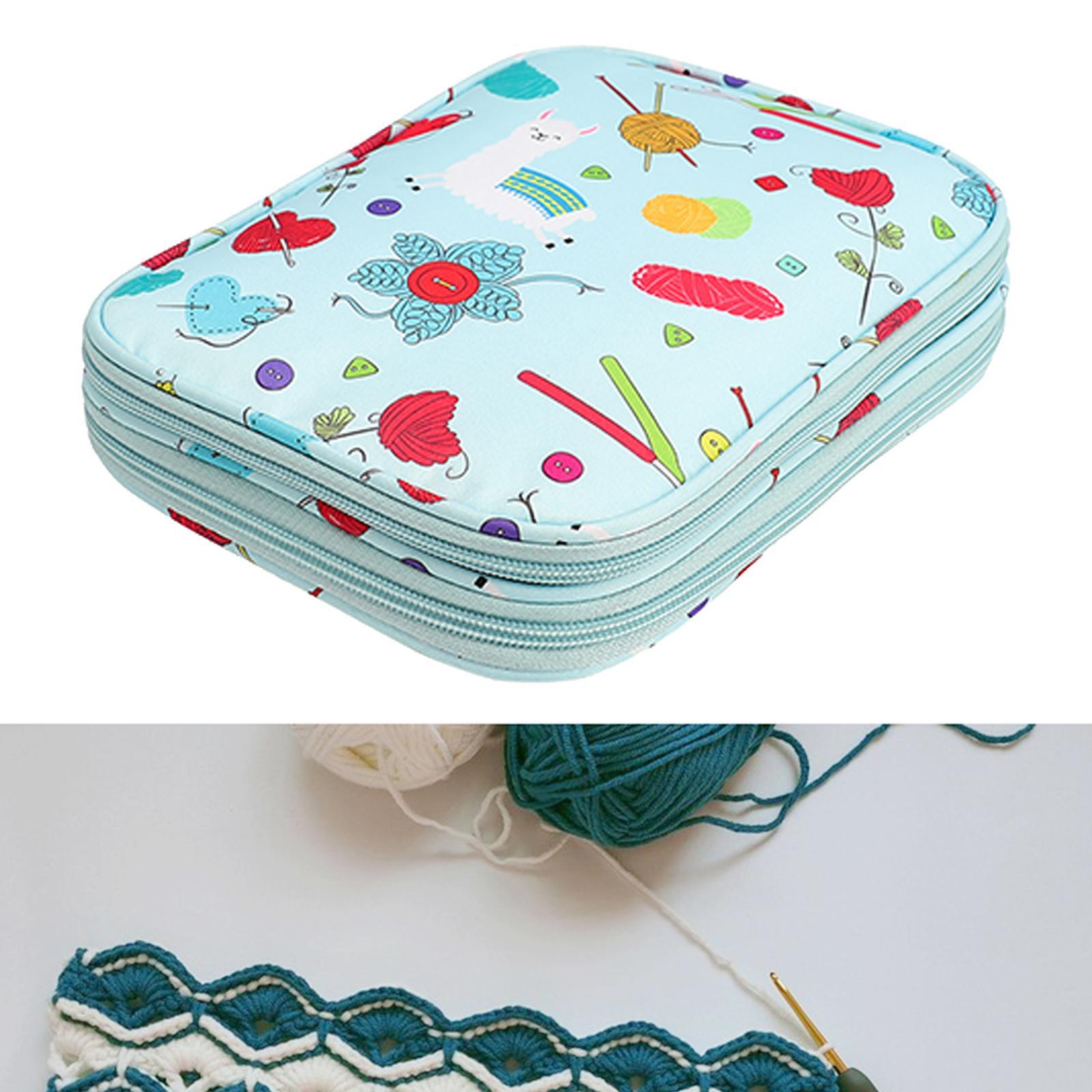 Travel Knitting  Case Pouch Organizer