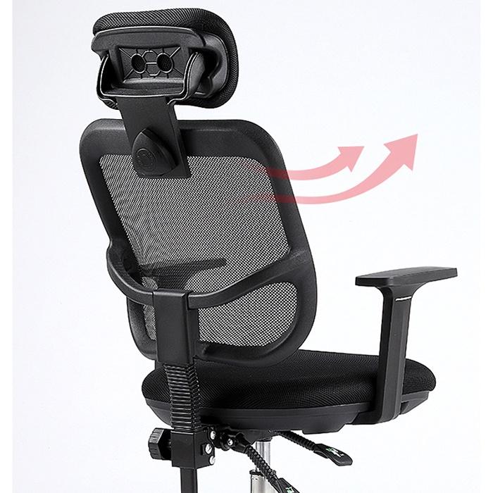 Ghế lưới xoay văn phòng tựa đầu HP037, Ghế văn phòng làm việc chân xoay cao cấp mới nhất 2021
