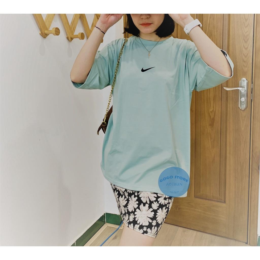 Áo thun thời trang unisex xanh coban-freesize-45-75kg