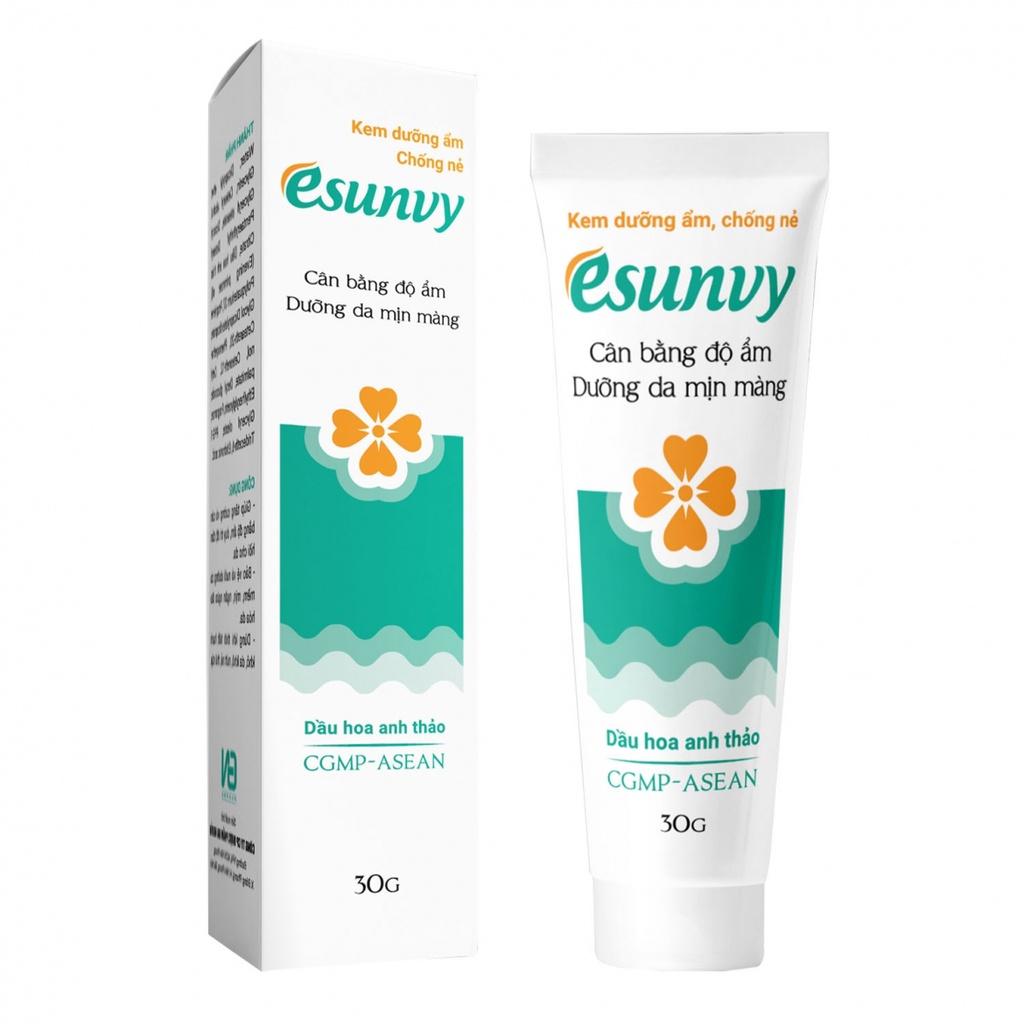 Kem Dưỡng Ẩm, Chống Nẻ Esunvy Tăng Cường Độ Ẩm, Làm Mềm Da An Toàn Dịu Nhẹ 30g/ 50g