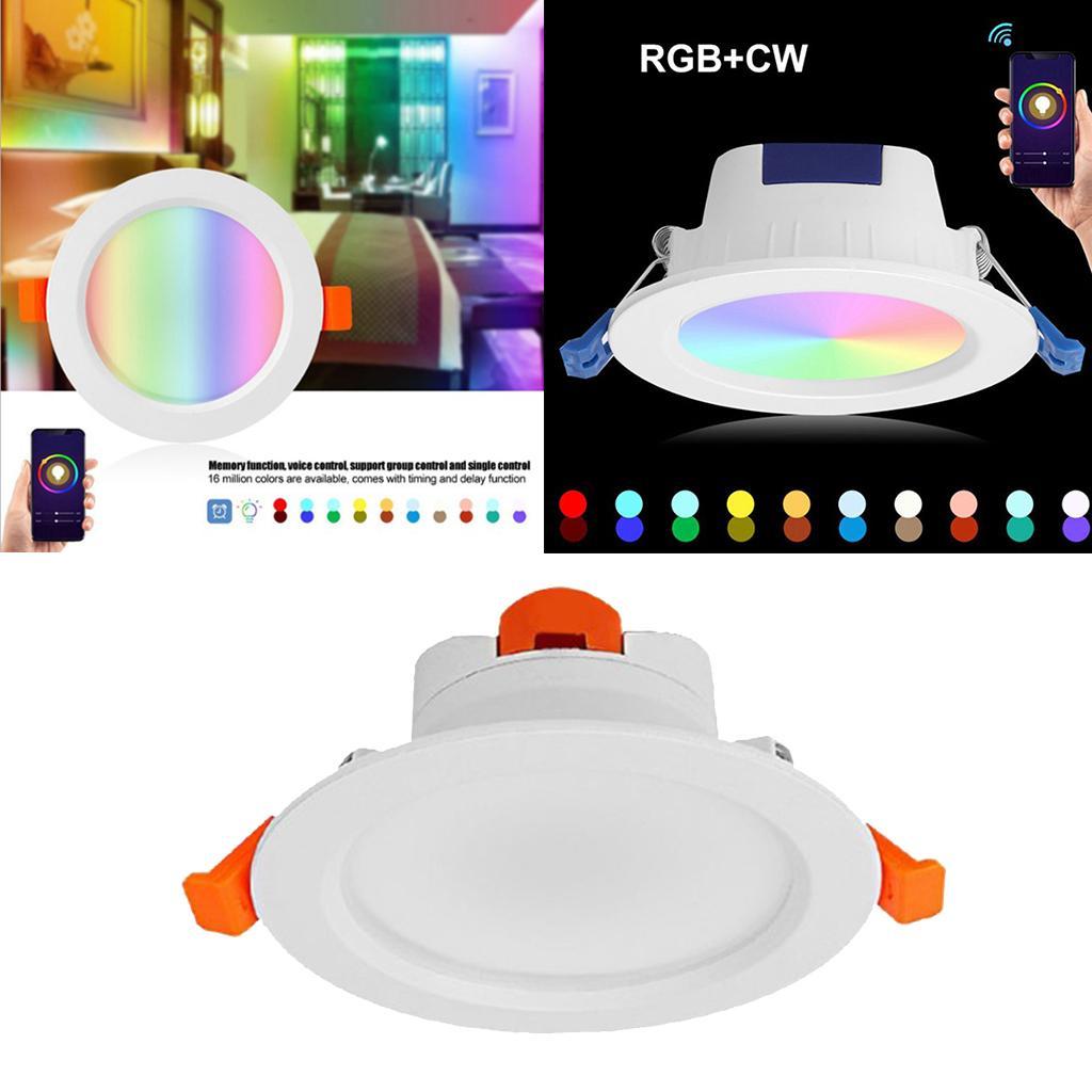 WiFi Smart LED Dimmable Spot Light Downlight Voice Control Energy Saver 7W