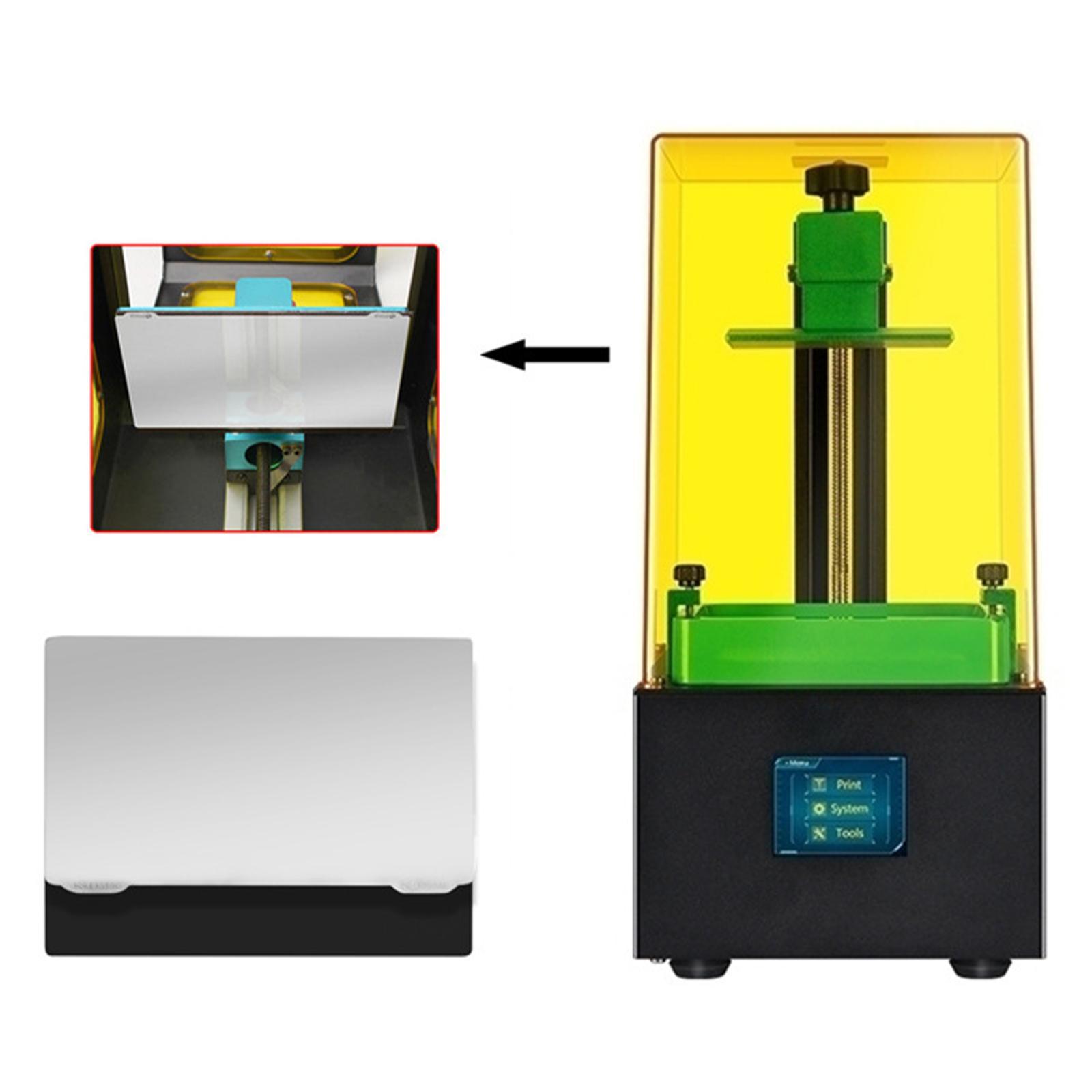 Resin Magnetic Flexible Spring Steel Build Plate, 102x59mm, 3D Printing Platform Spring Plate Kit, Sticker Heated Bed for Longer Orange 10