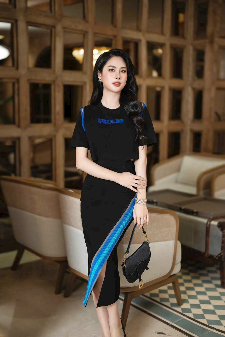 ĐẦM BODY THUN PHỐI VIỀN SIÊU ĐẸP