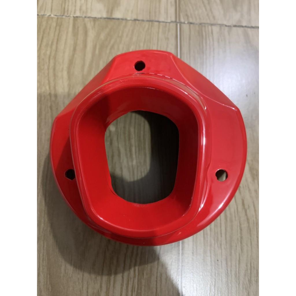 Chụp đích pô xe exciter 150 mẫu mới màu đỏ tươi