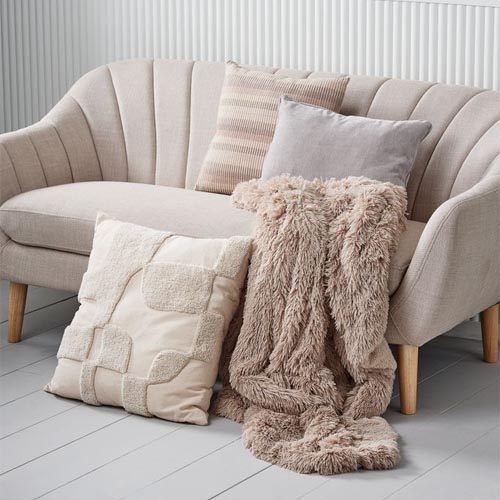 Gối tựa lưng | JYSK Bakkemynte | cotton | be | R60xD60cm