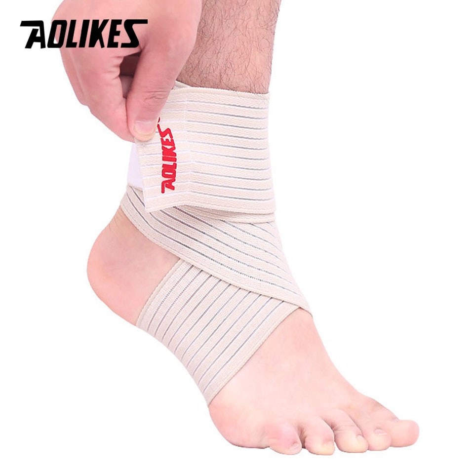 Bộ 2 Băng Quấn Cổ Chân Đàn Hồi Hỗ Trợ Bảo Vệ Mắt Cá Chân Khi Chơi Thể Thao Sport Ankle Support AOLIKES YE-1520