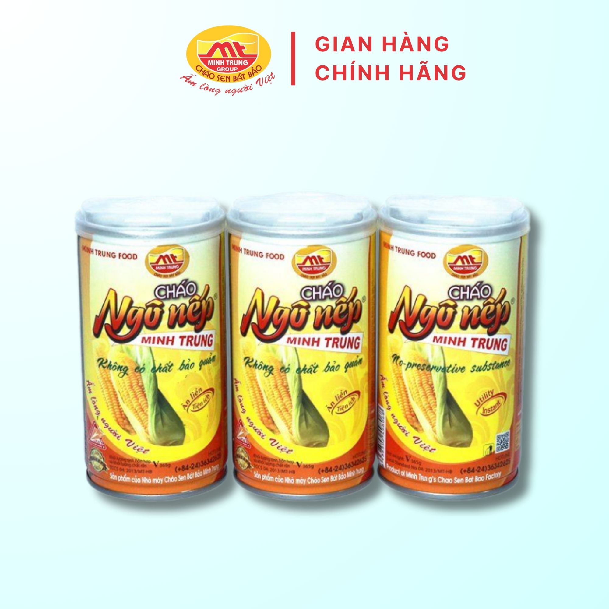 Cháo Ngô Nếp Minh Trung 3 lon