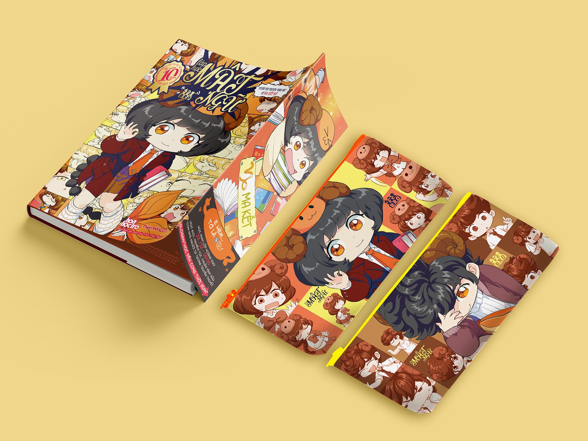 Sách - Lớp Học Mật Ngữ - Tuyển Tập Đặc Biệt Kỷ Niệm 10 Năm THE BEST - Tuyển Tập Truyện "Đỉnh Nóc" Ma Kết Nữ - Tặng Kèm Túi Đựng Dụng Cụ Học Tập Lớp Học Mật Ngữ