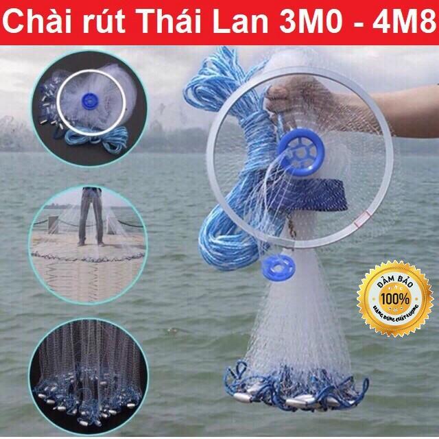 Chài đánh bắt cá Thái Lan sợi dù, sợi cước cao cấp ( giá siêu khuyến mại