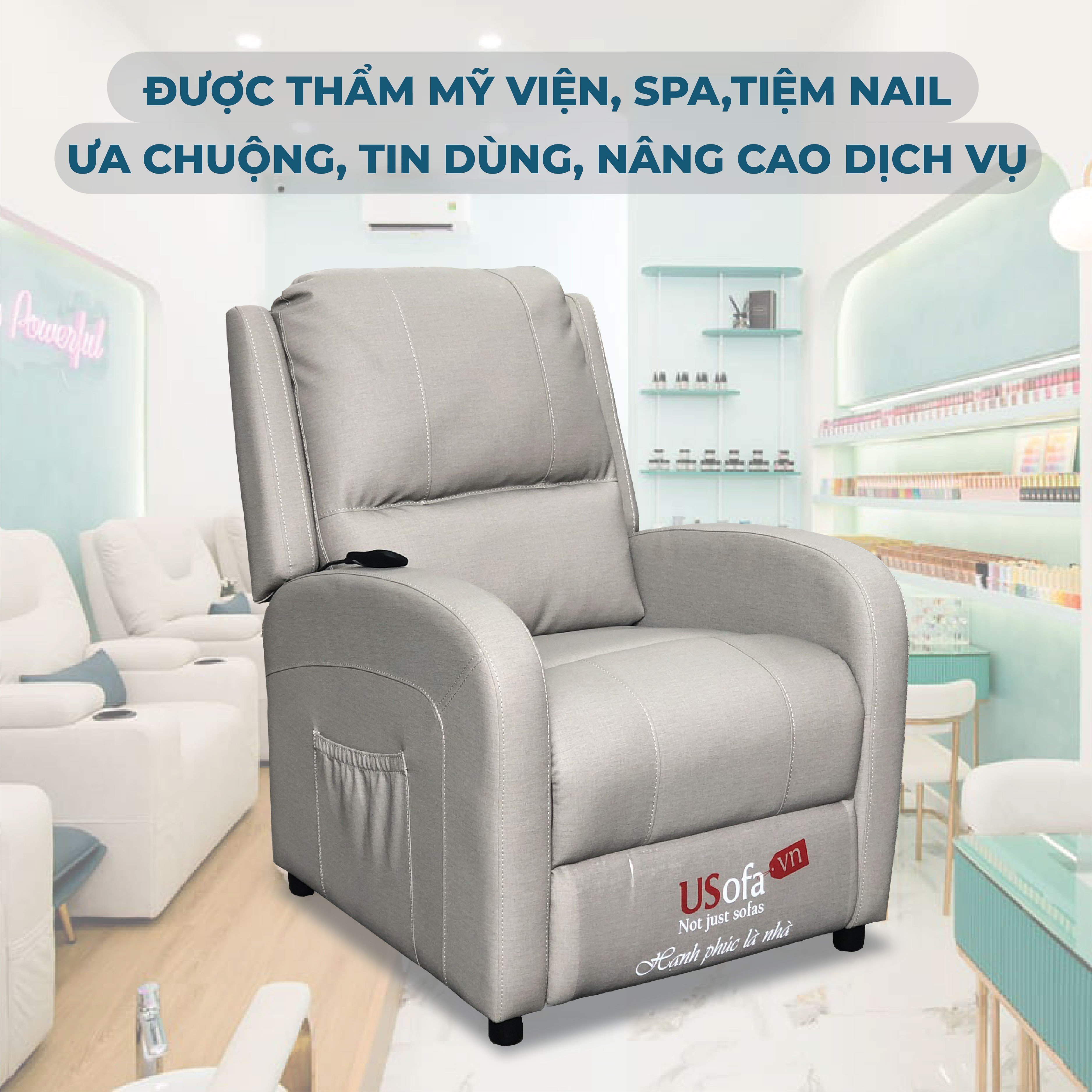 Ghế chăm sóc sức khỏe | Ghế sofa Bọc Da Massage Thư Giãn dòng Ghế Yêu Thương Collection GYT của USofa
