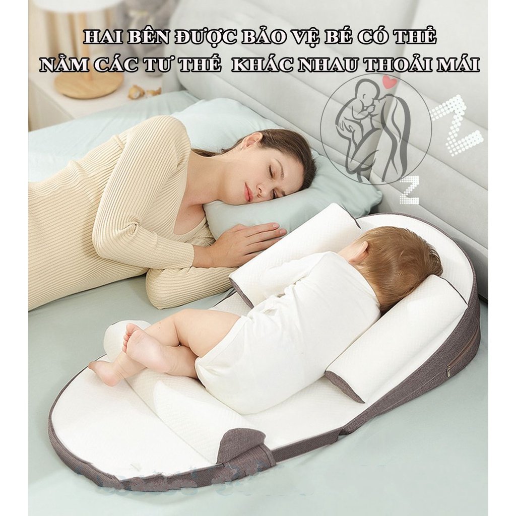 Gối Chống Trào Ngược Cho Bé Điều Chỉnh Được Độ Nghiêng Anti-Reflux Pillow