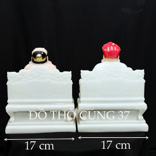 TƯỢNG THẦN TÀI THỔ ĐỊA MÀU ĐỎ - BỘT ĐÁ CAO CẤP - HÀNG NHẬP KHẨU