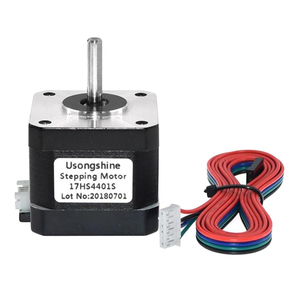 17HS4401S Stepper Motor Nema17 W/  Cable Wire for 3D Printer Accs
