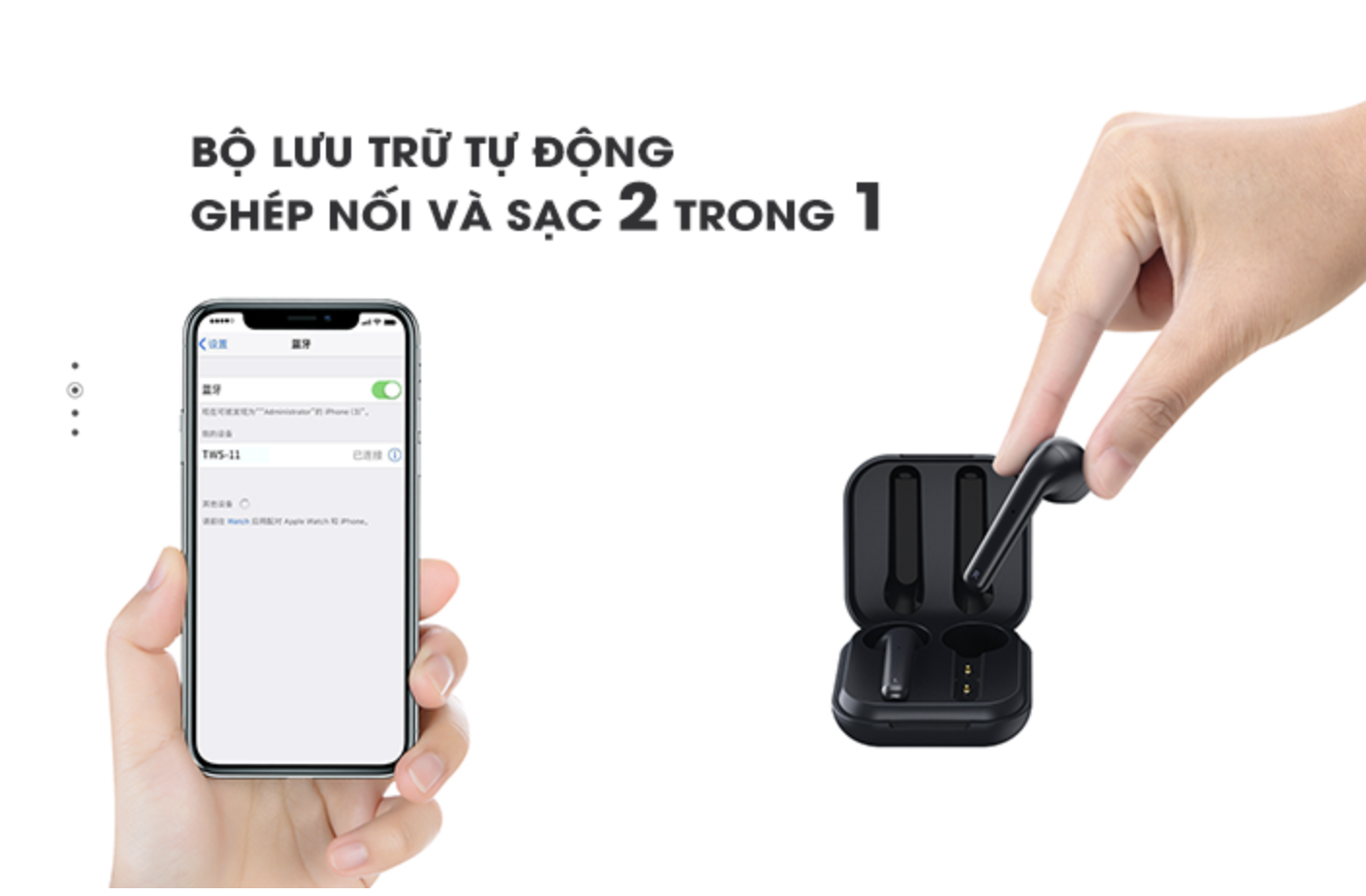 Tai nghe True Wireless Remax TWS-11 Cao Cấp, Thời Gian Nghe 14 Tiếng, Bluetooth 5.0, Âm Thanh 360 Độ - Hàng Chính Hãng