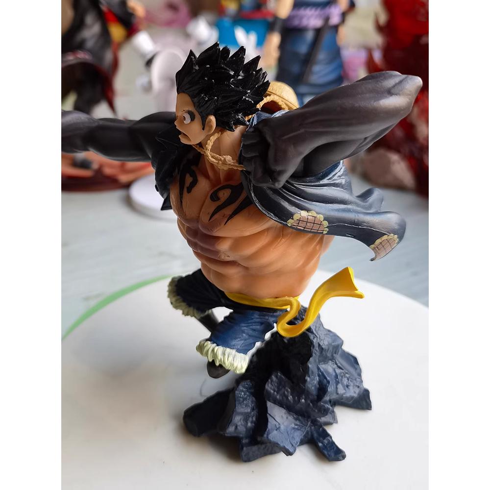 Mô Hình Luffy Gear 4 Hắc HAKI 15cm Mô hình One Piece Cao Cấp, Figure Mô Hình Anmie One Piece Luffy Vua Hải Tặc