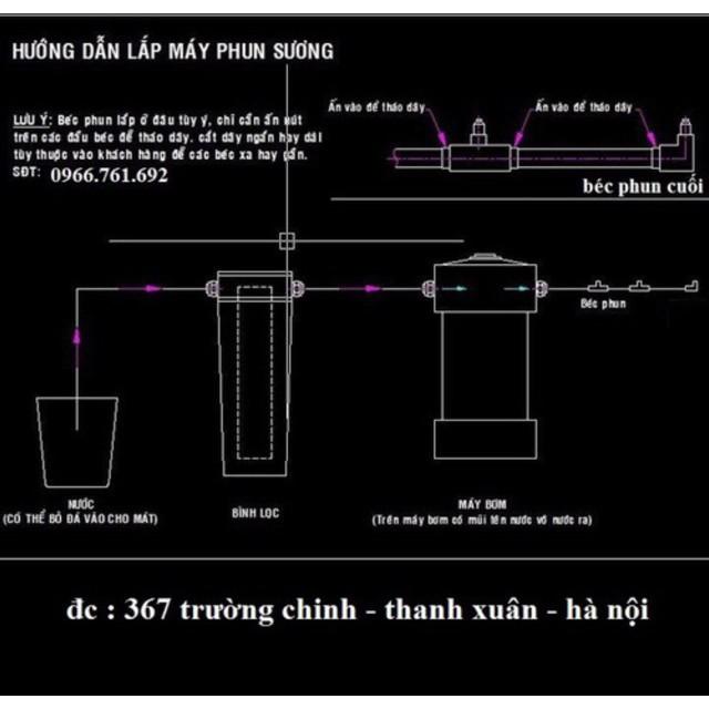 Máy phun sương 24v