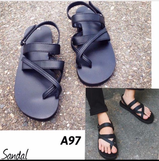 dép sandal nam nữ sandal đồng nai ( đế đen quai đen ) size từ 35 nữ đến 42 nam đủ màu đủ size