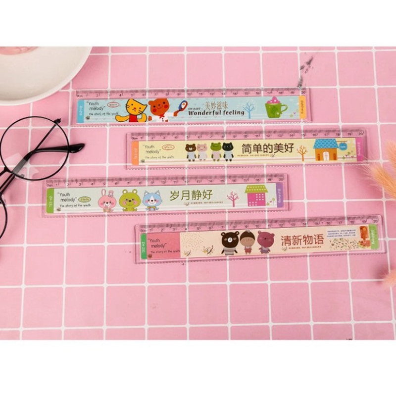 Thước Kẻ Học Sinh 18 cm - ZH 838 (Mẫu Màu Giao Ngẫu Nhiên)