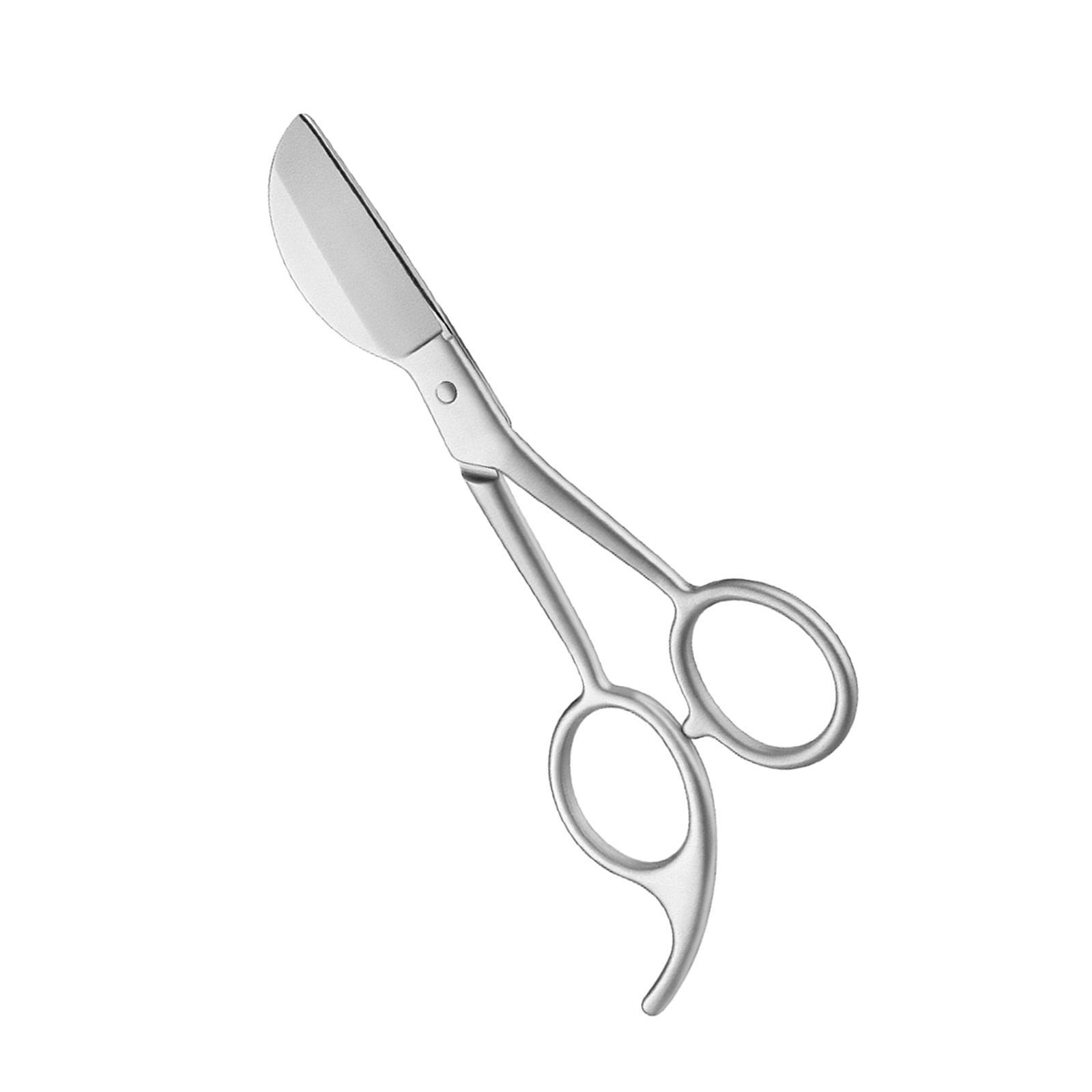 Applique Scissors Duckbill Blade  Portable Straight Handle Miniature Scissors  Blade for Professionals Fabric Sewing Rug Making