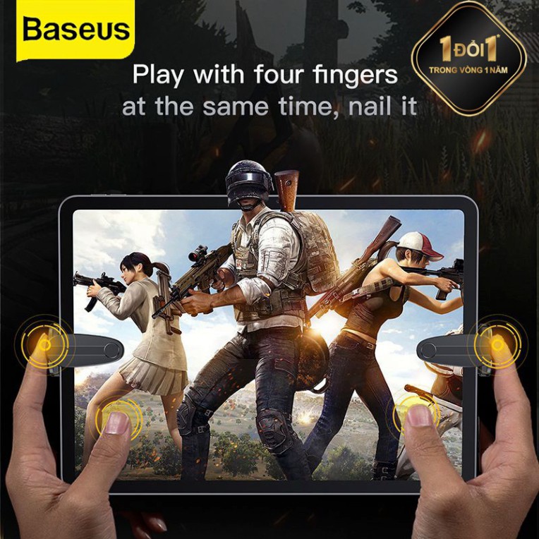 Nút Bắn Chơi Game Cho Điện Thoại PUBG, Rules of Survival Hàng Chính Hãng Baseus