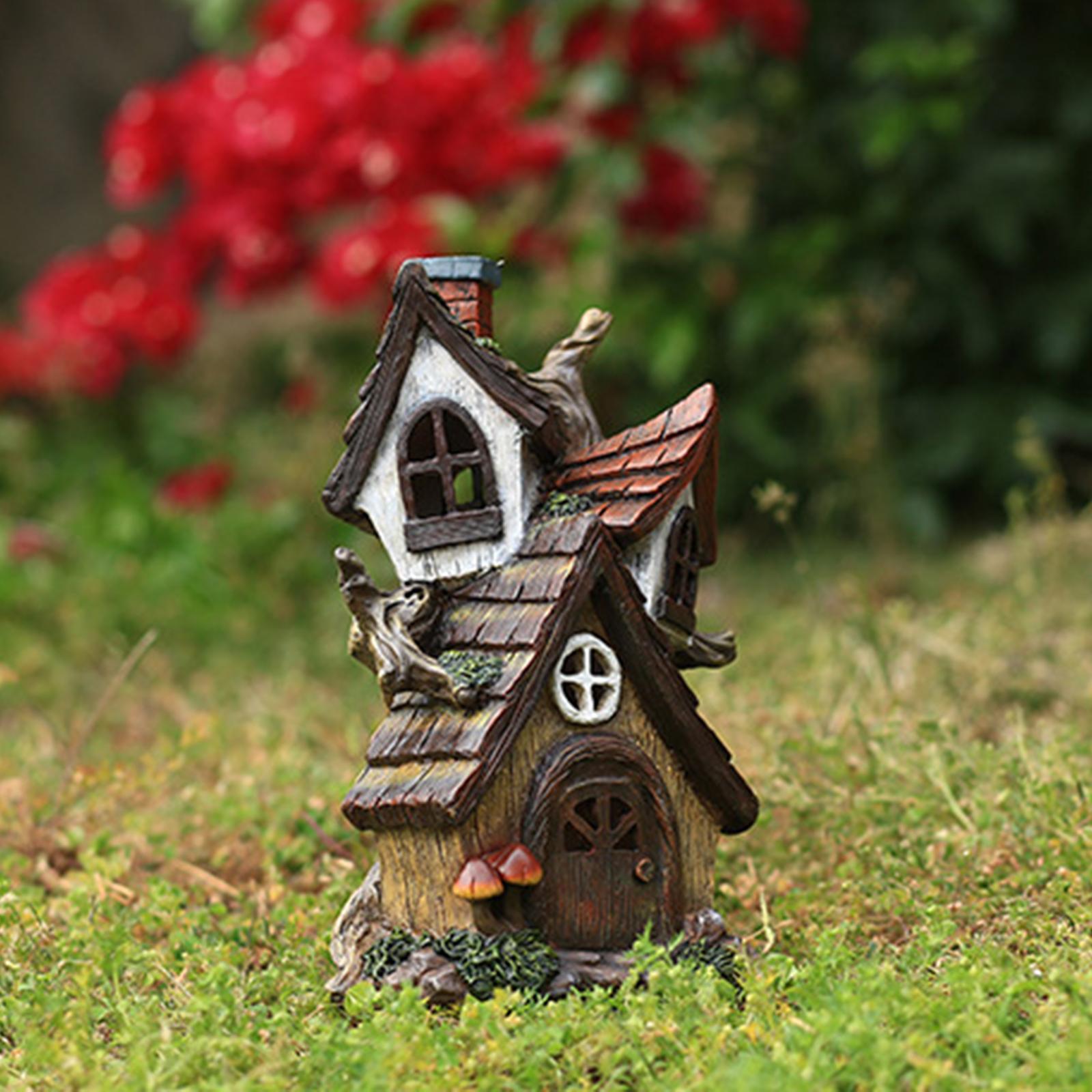 Fairy Garden House Fairy Garden Supplies Patio Yard Decorations Statues