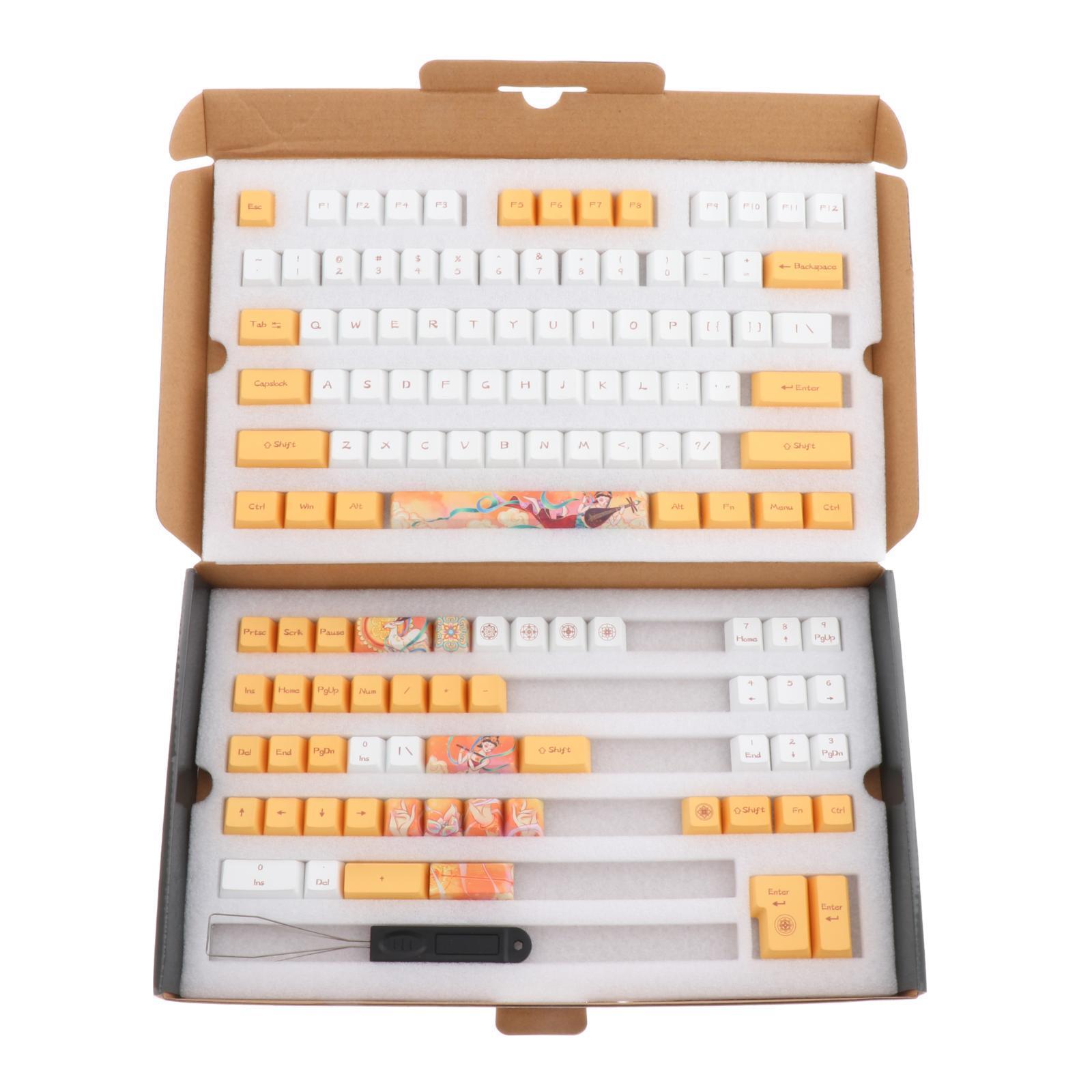 124-Key PBT Kit Replaces for Mechanical Keyboards Switch