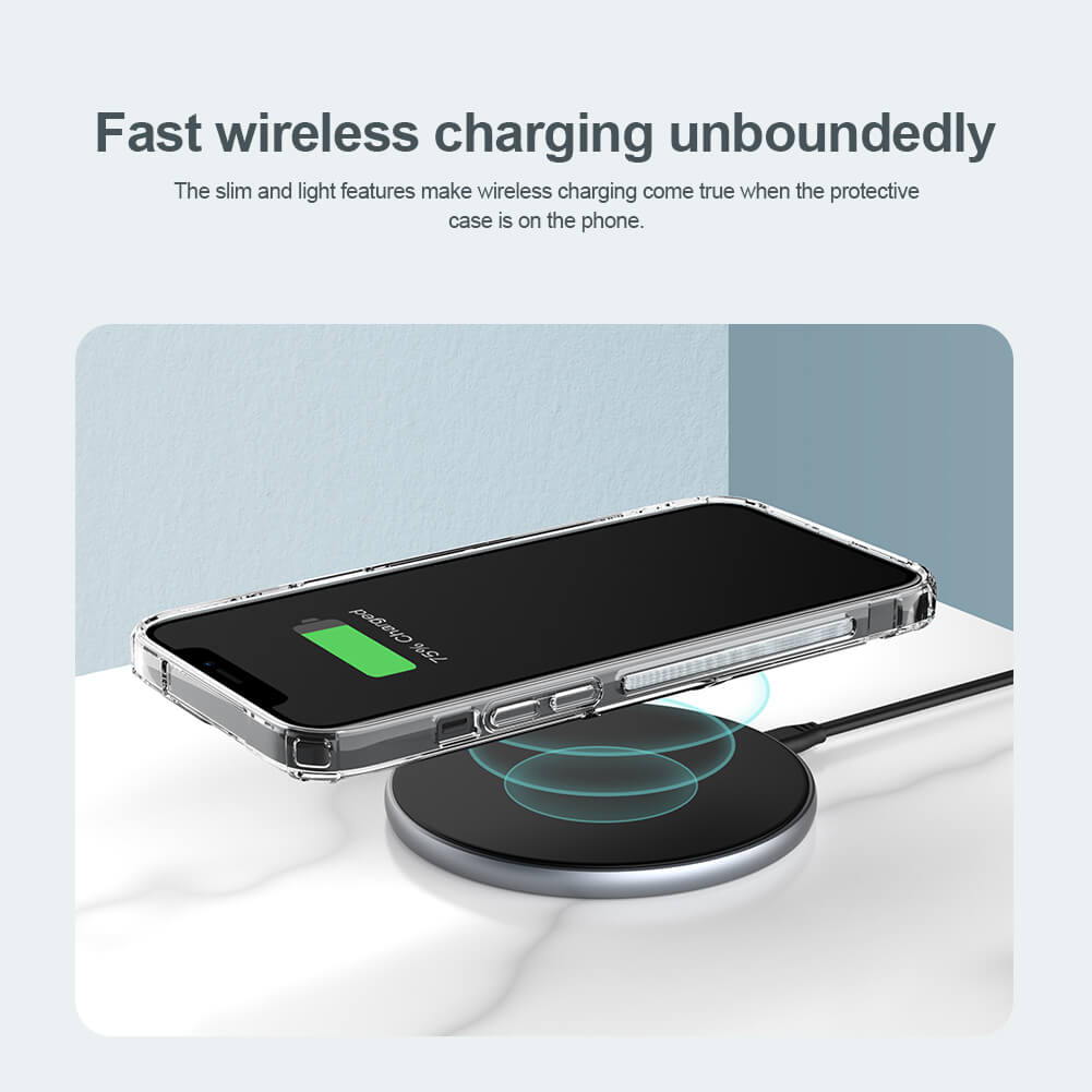 Ốp lưng dẻo TPU cho iPhone 14 Pro Max hiệu Nillkin Nature TPU Pro Case chống sốc, chống chịu mọi va đập - hàng nhập khẩu