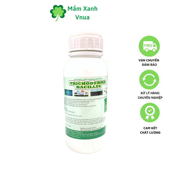 Chế phẩm Trichoderma Bacillus - Chai 500ml