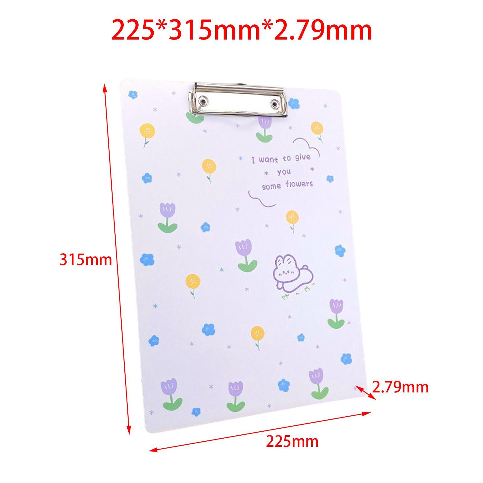 2PCS Cute Clipboard Fastener File Folders Gifts Creative for Home Office