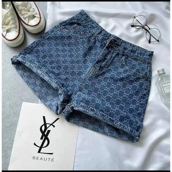 Quần Short Nữ – Quần Đùi Jean Xanh GC – Chất Jean Dày Đẹp Size S,M,L (kèm ảnh thật)