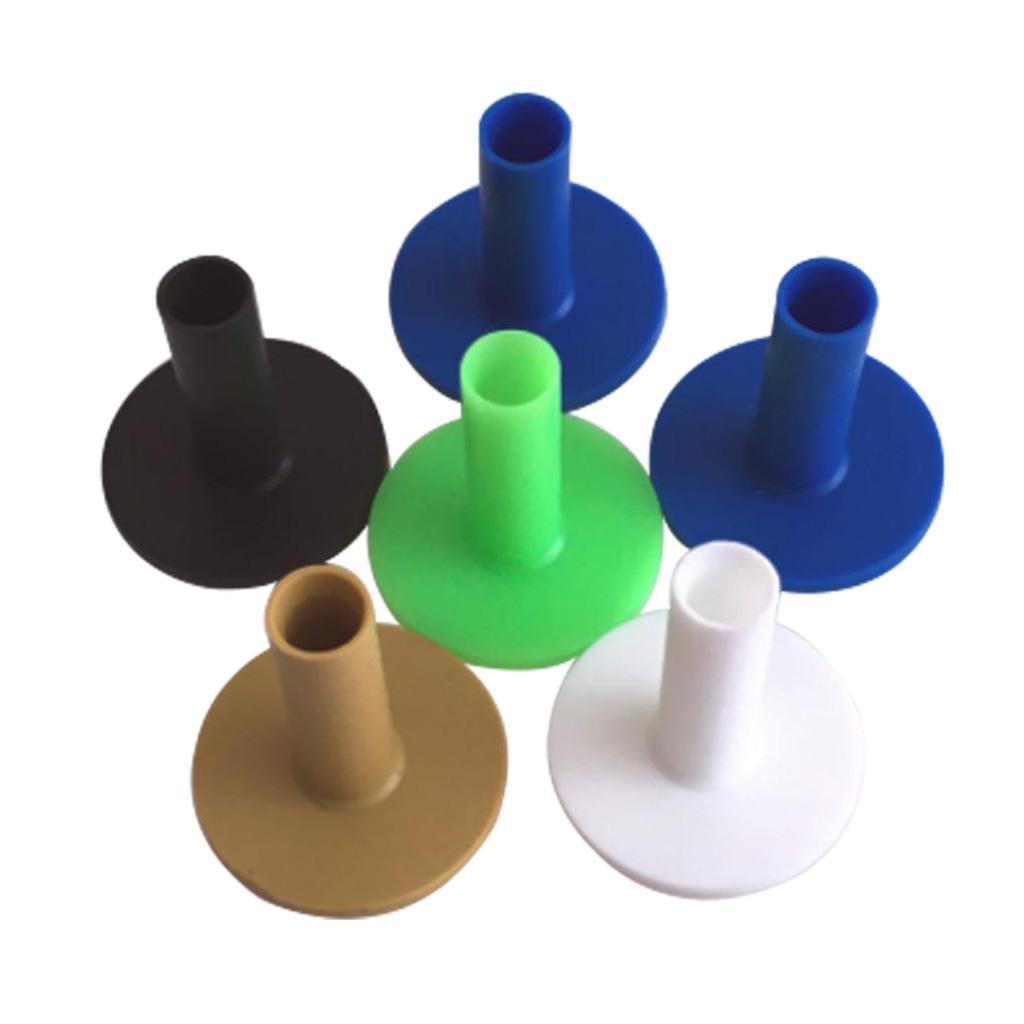 12pcs Rubber Golf Driving Range Tees Reusable Golf Ball Trainer Practice