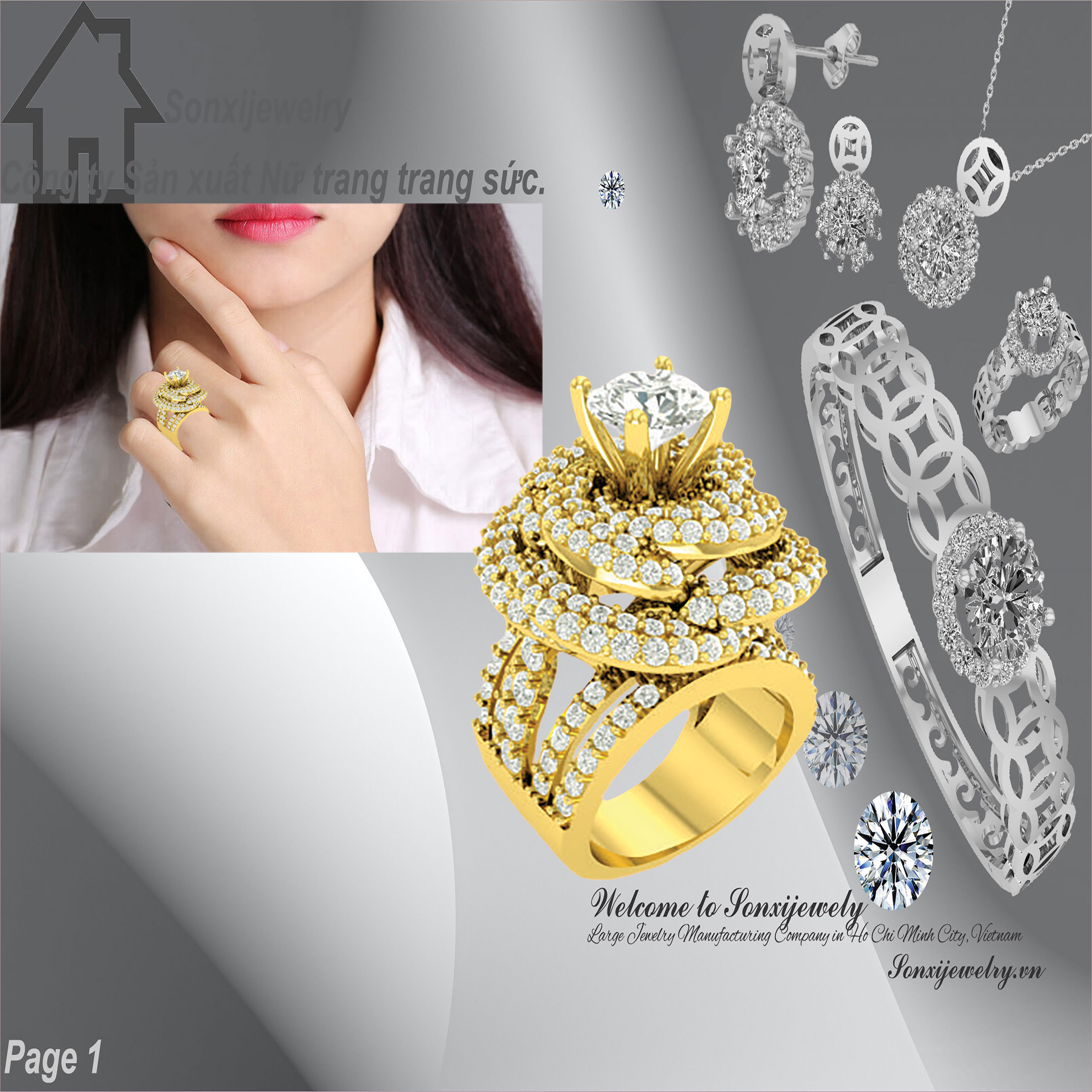 NHẪN NỮ THỜI TRANG MẪU ĐẸP 202