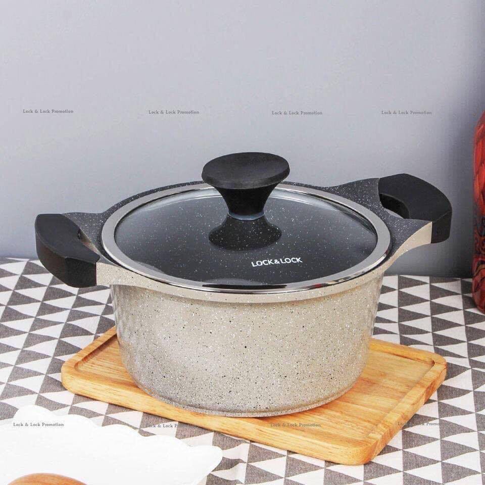 Nồi Đá Stone 7 Lớp Cao Cấp 20cm LCA6202D