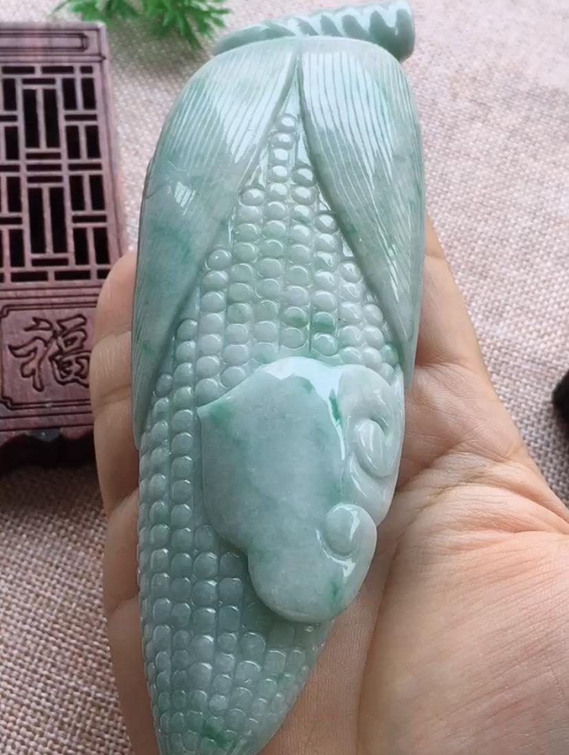 Bắp ngô Ngọc phỉ thúy thiên nhiên Jadeite A