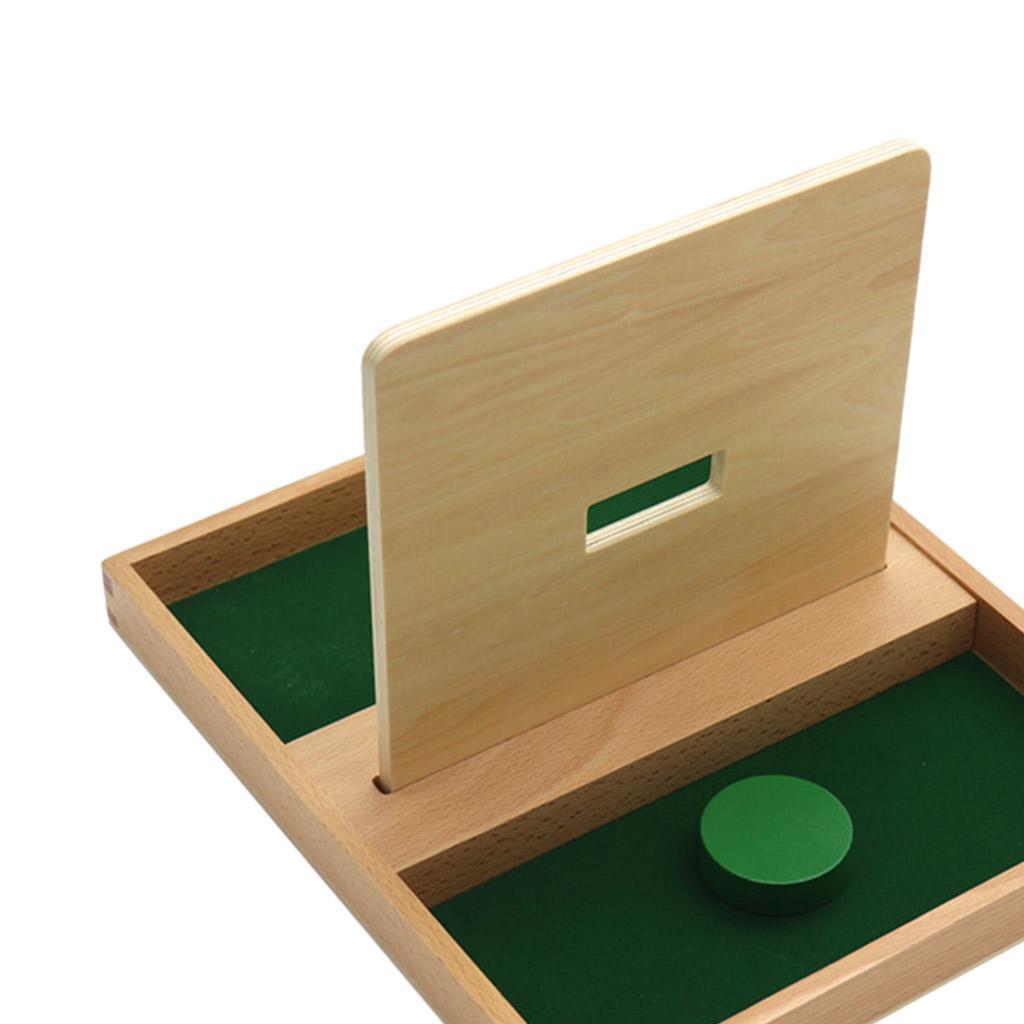 Creative Wooden  Box Early Educational Toys Montessori Teaching for Kids