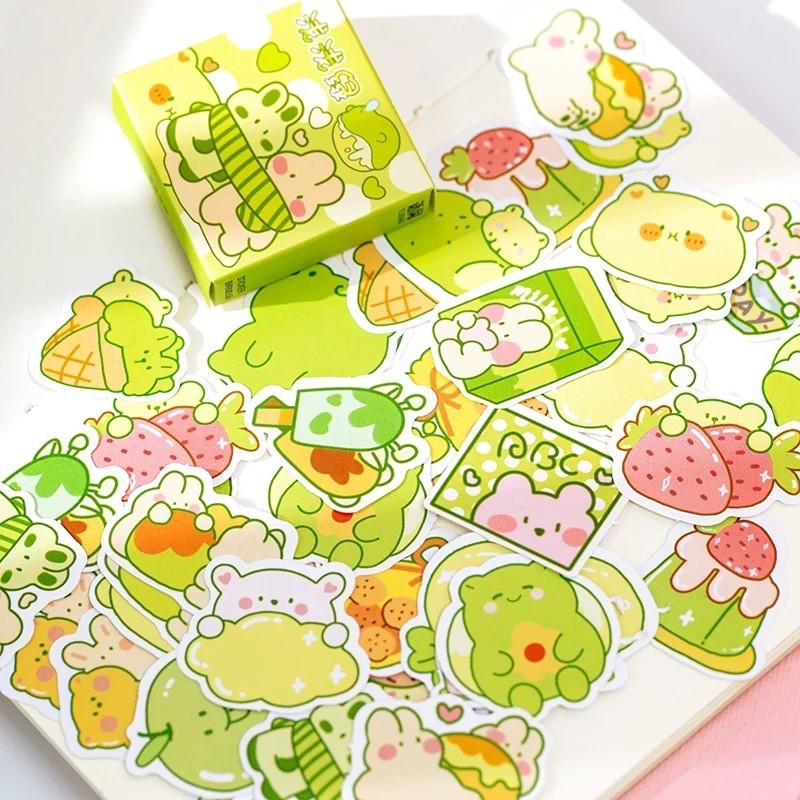 Hộp 50 pcs stickers dễ thương (nguyên set/tách)