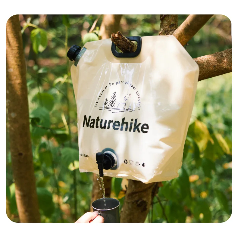 Túi Đựng Nước Dã Ngoại Có Vòi Xếp Gọn Naturehike CNK2450CF027- Dung Tích 10L