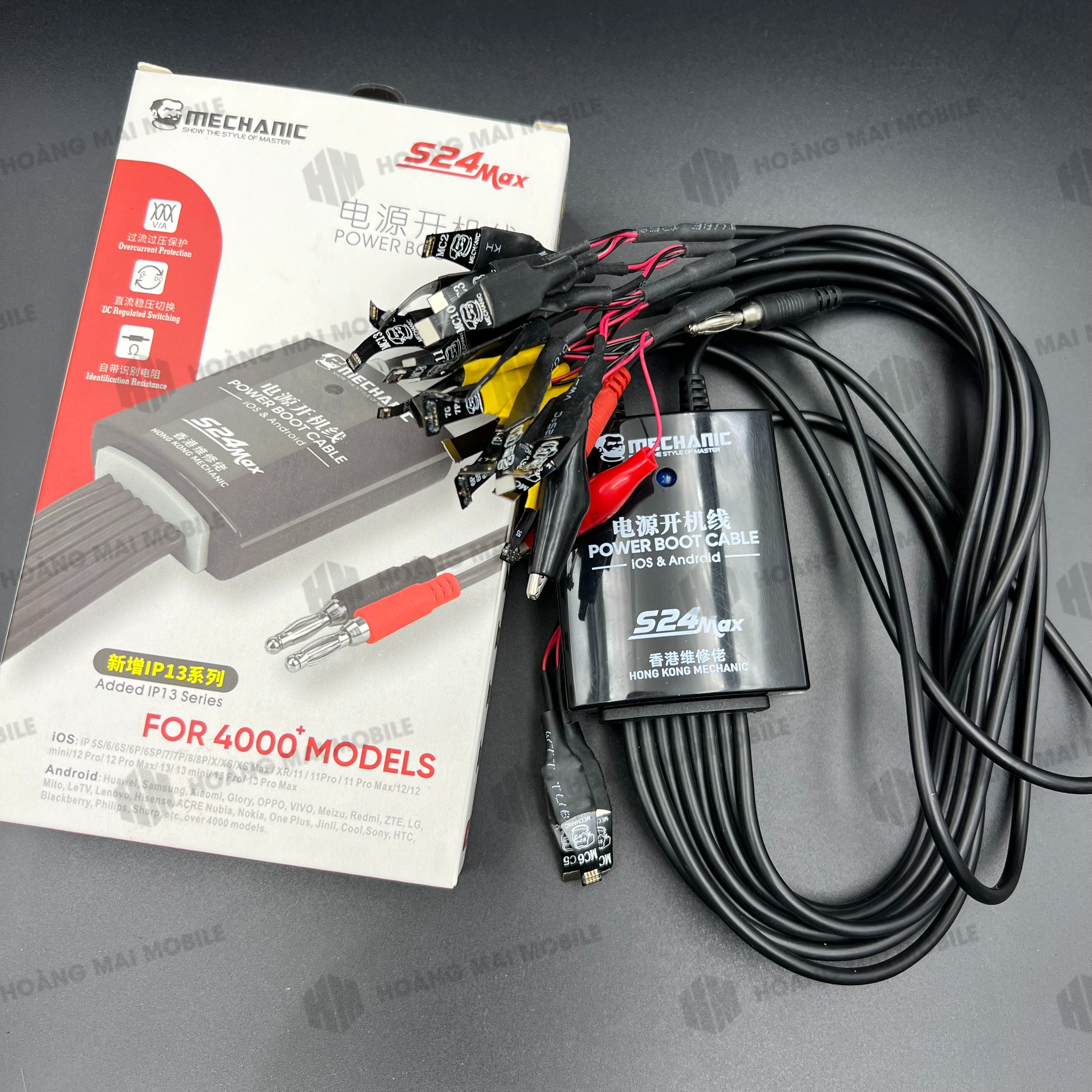 Dây cấp nguồn cho iPhone & Android MECHANIC S24 Max
