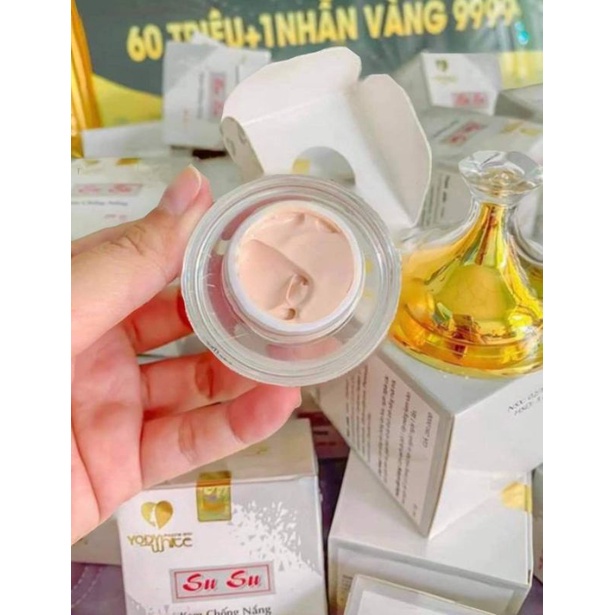 Kem chống nắng Su Su SPF 50 -  dành cho da khô Yody White Phương Anh hộp -10g