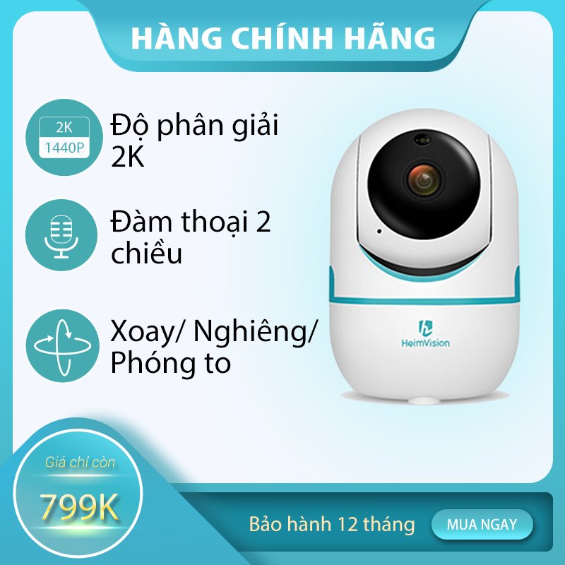 Camera an ninh  WiFi 360 HeimVision HM202A 3MP - Hàng chính hãng